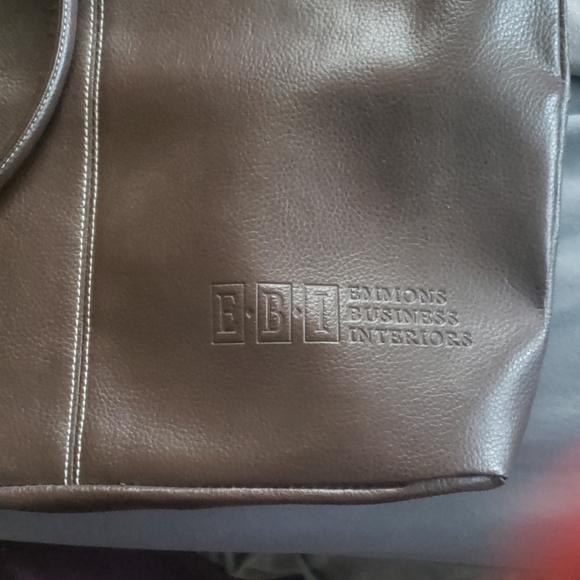 Leather file bag - Picture 3 of 6